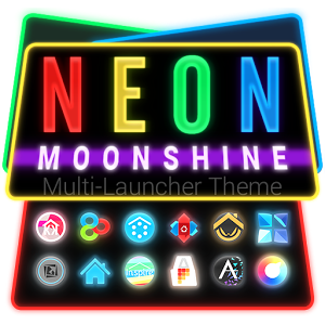 Neon Moonshine Launcher Theme v1.11