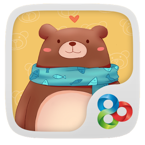 Sweet Bear GO Launcher Theme v1.0