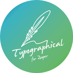 Typographical Zooper Theme v2.3.0