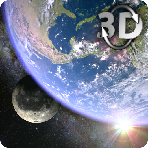 Earth & Moon in HD Gyro 3D Parallax Live Wallpaper v2.7
