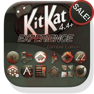 Zombie KitKat Launcher Theme v2.31