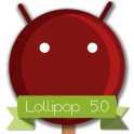 Lollipop 5.0 DarkRed Theme v2.e