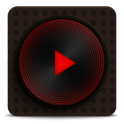 Poweramp skin Brown with Red v1.2.1