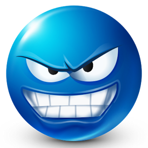 Text Smileys в„ў Blue v1.0