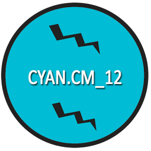 CM12/RR/LS Cyan theme v1.0