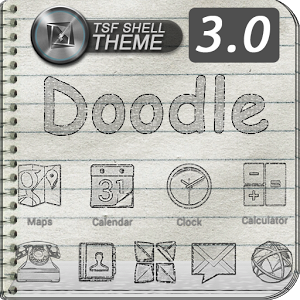 TSF Shell HD Theme Doodle v3.0